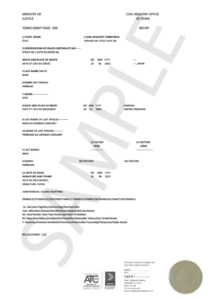 Spanish Death Certificate Certified Translation